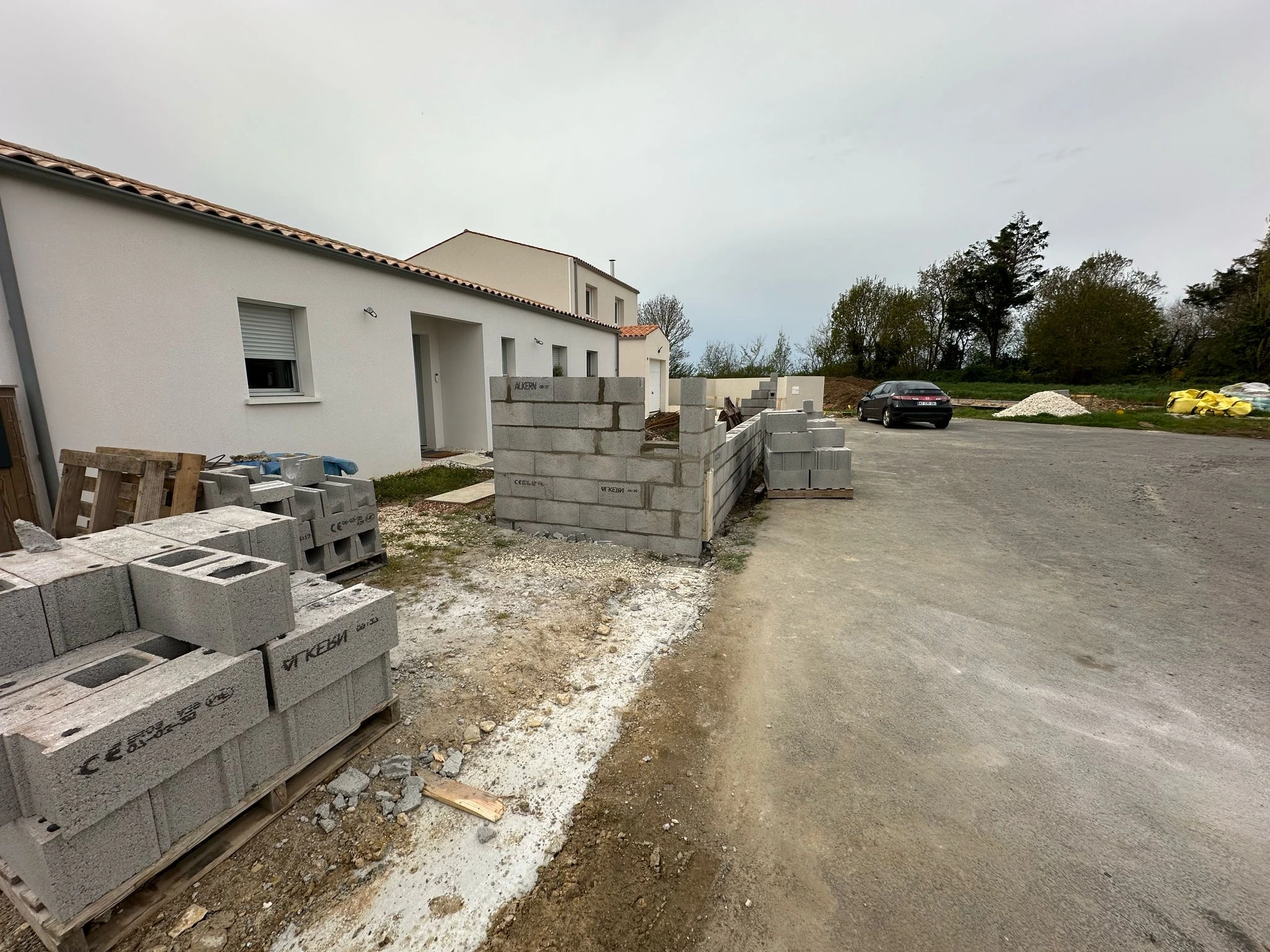 Livraison des matériaux